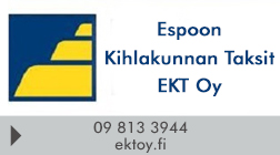Espoon Kihlakunnan Taksit EKT Oy logo